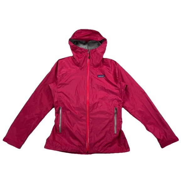 Patagonia Jackets & Blazers - Patagonia Rain Shadow Jacket Hooded Full Zip Pink Women's XS